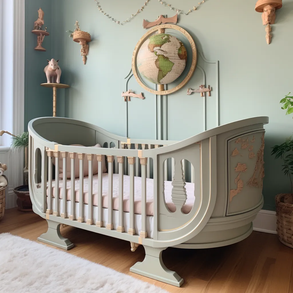 A selection of top-rated baby cribs in a cozy nursery setting, showcasing various styles and designs suitable for modern parents.