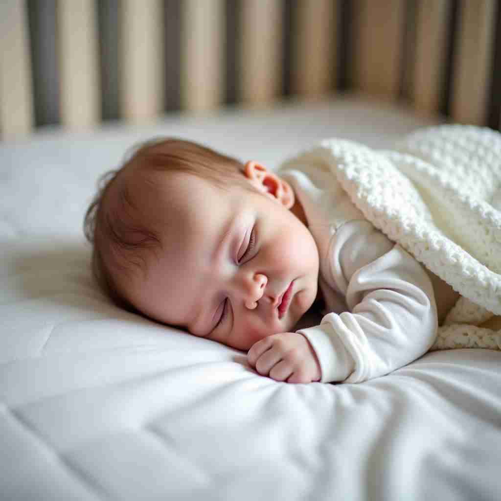 An image illustrating Can Baby Sleep on Side?