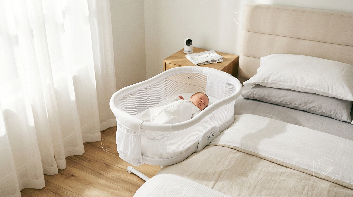 Halo BassiNest Swivel Sleeper Review: Best Bedside Bassinet for Safe Sleep