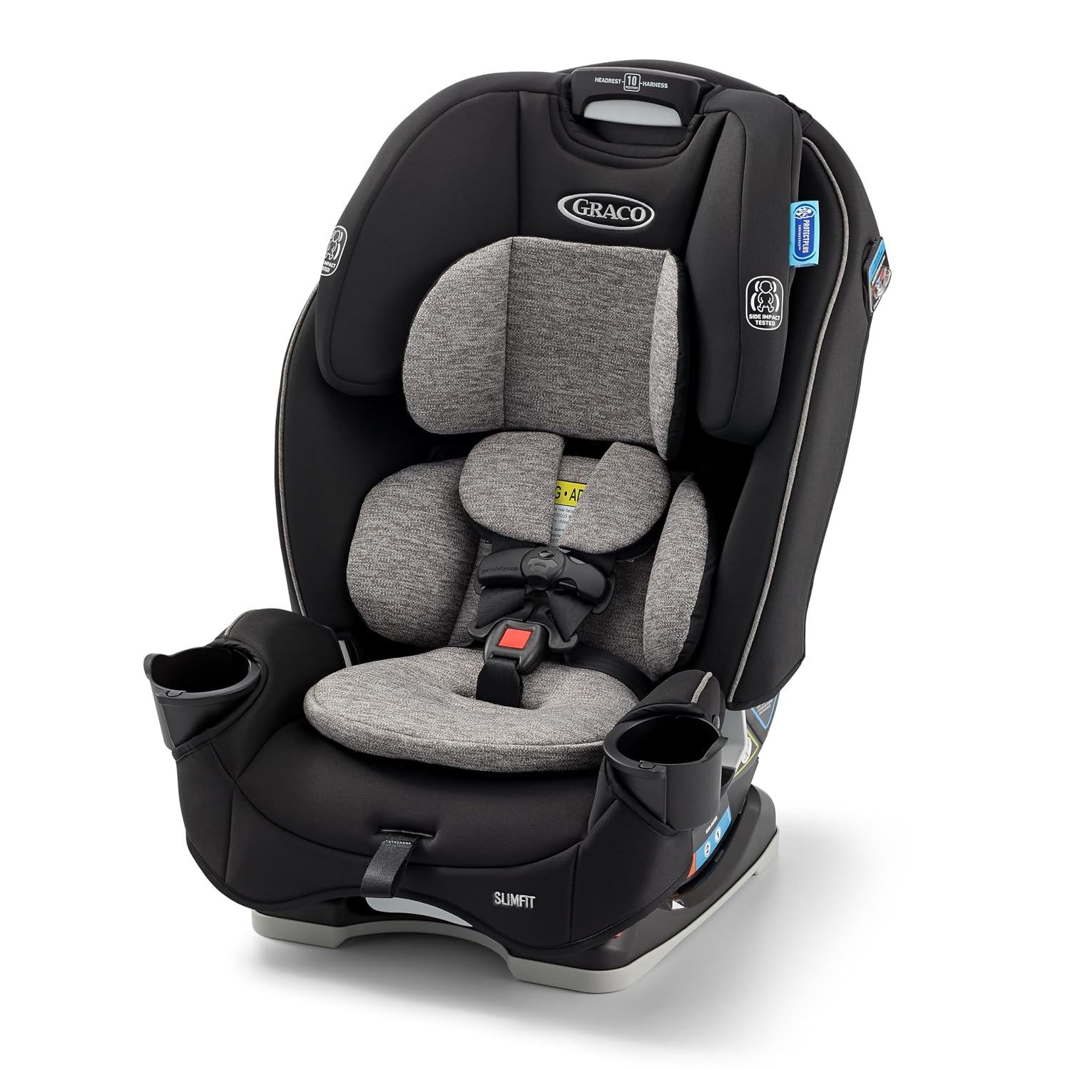Graco SlimFit 3-in-1 — The back seat where width is the whole problem.