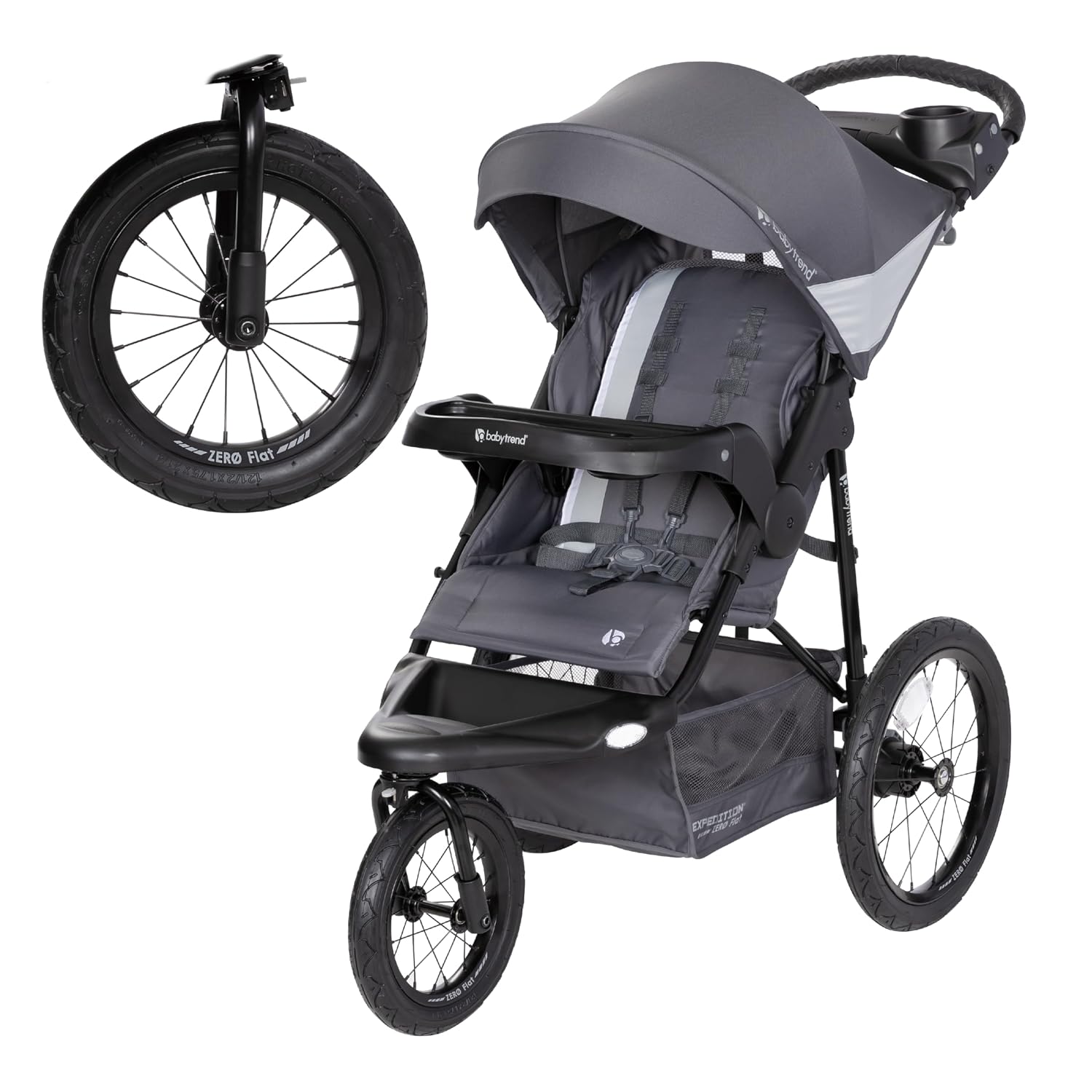 Baby Trend Expedition Zero Flat Jogger — The stroller for decision 2 — gravel, grass, park paths and running.