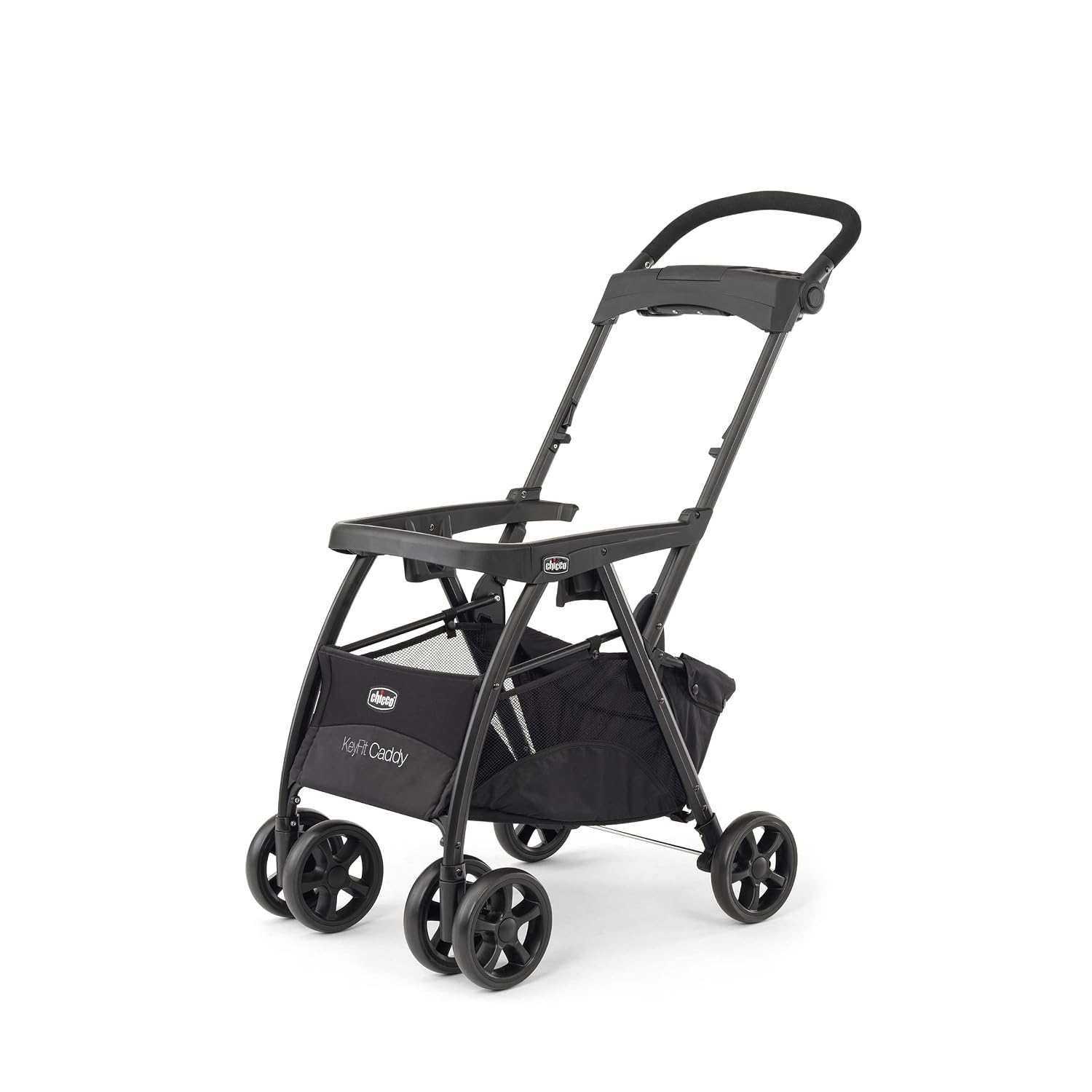Chicco KeyFit Caddy — The stroller for decision 4 — carrying an infant car seat.