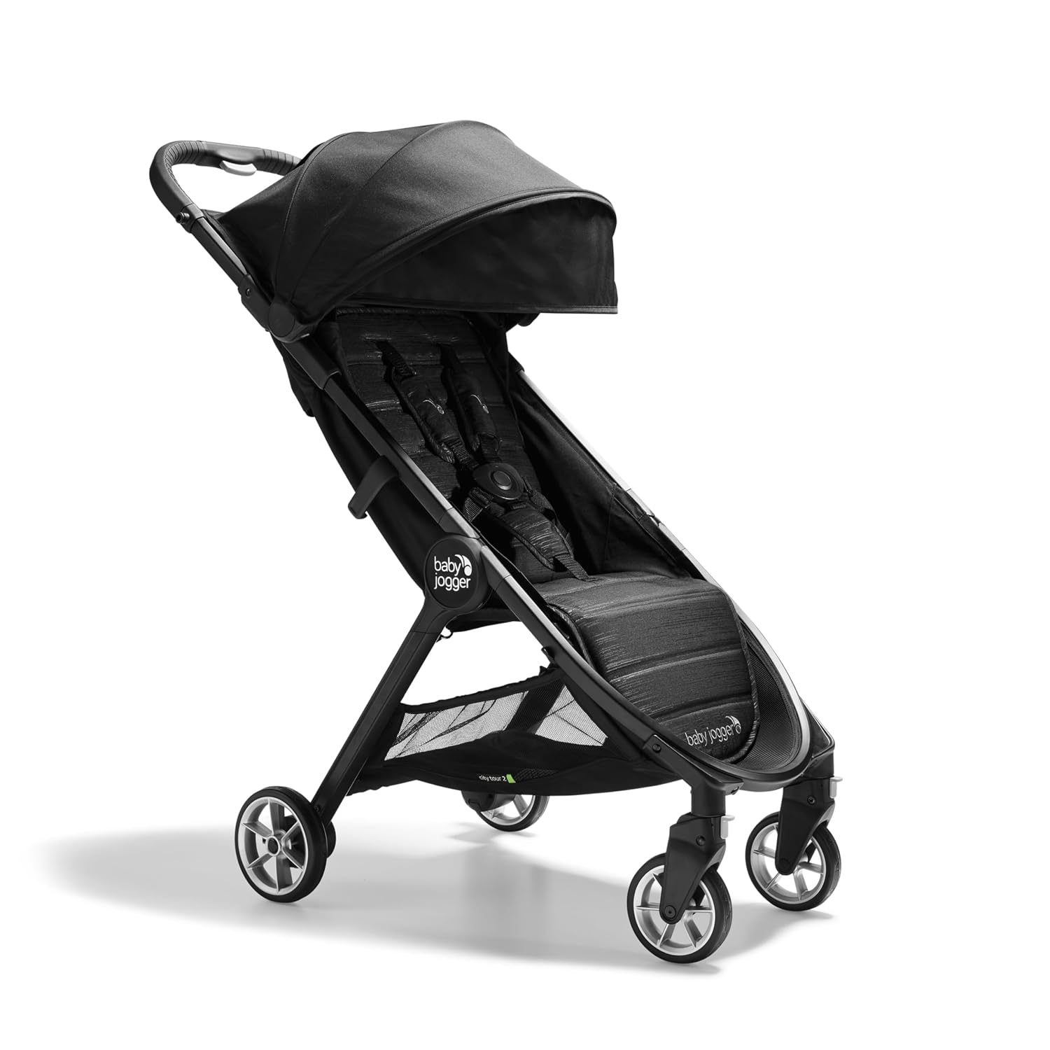 Baby Jogger City Tour 2 — The stroller for decision 1 — the one you fold and carry constantly.